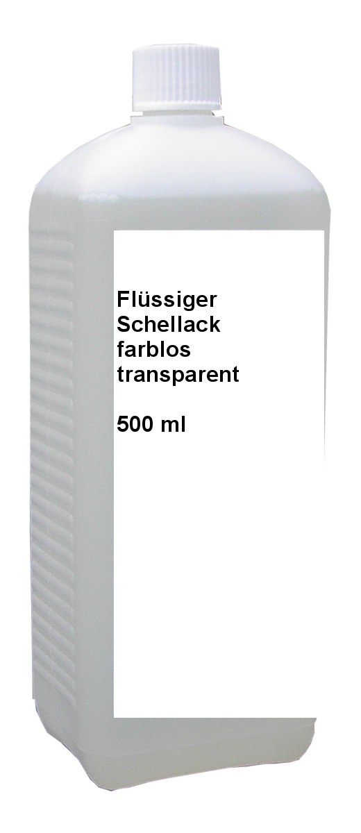 Flüssiger Schellack, farblos, transparent, 500ml
